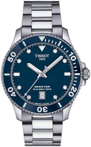 Tissot Seastar 1000 40 mm, Azul, Moderno | Amazon.com.br